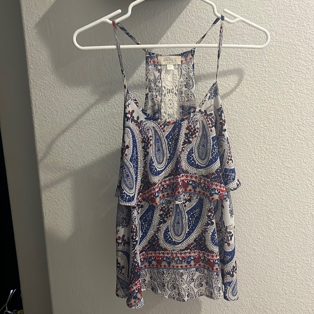 Layered boho top